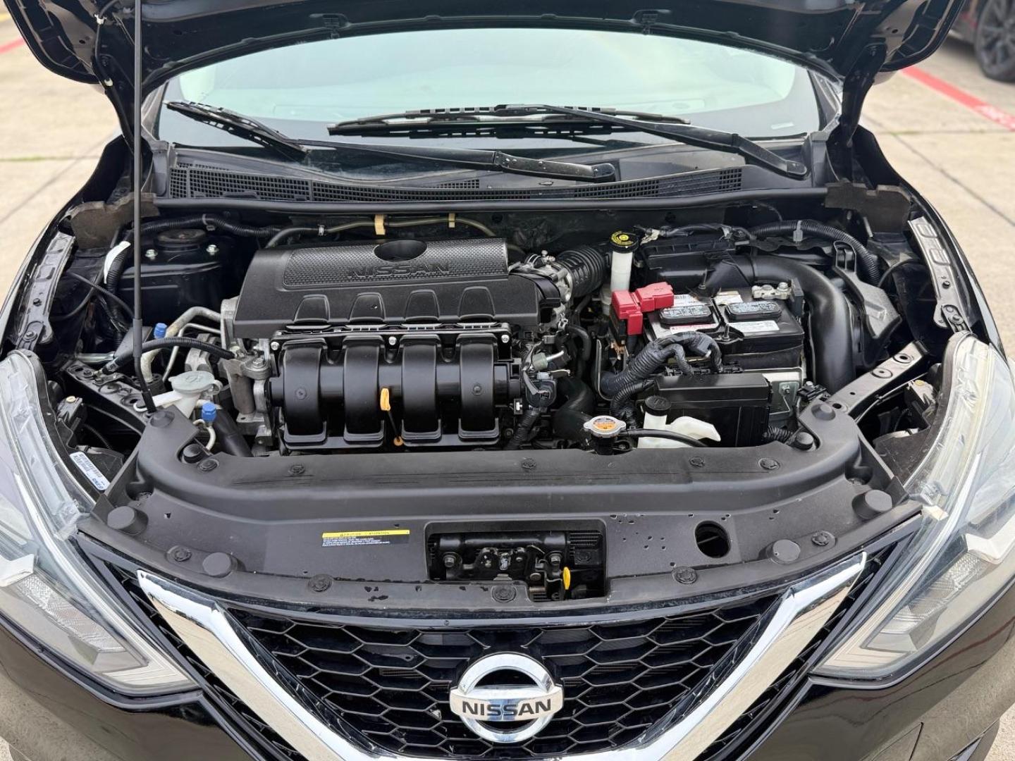 2019 Black Nissan Sentra SV (3N1AB7AP8KY) with an 1.8L I-4 DOHC engine, located at 2401 E Main St., Grand Prairie, TX, 75050, (972) 262-4440, 32.748981, -96.969643 - Photo#26