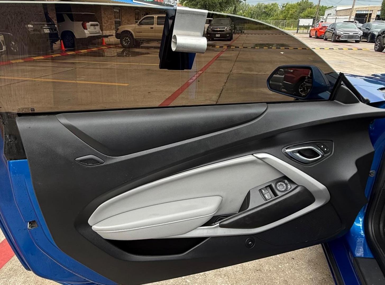 2018 Blue Chevrolet Camaro 1LT (1G1FB1RX6J0) , located at 2401 E Main St., Grand Prairie, TX, 75050, (972) 262-4440, 32.748981, -96.969643 - Photo#15