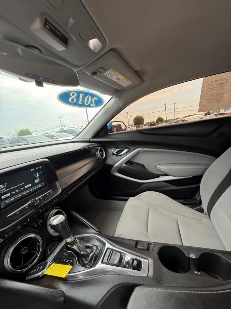 2018 Blue Chevrolet Camaro 1LT (1G1FB1RX6J0) , located at 2401 E Main St., Grand Prairie, TX, 75050, (972) 262-4440, 32.748981, -96.969643 - Photo#16
