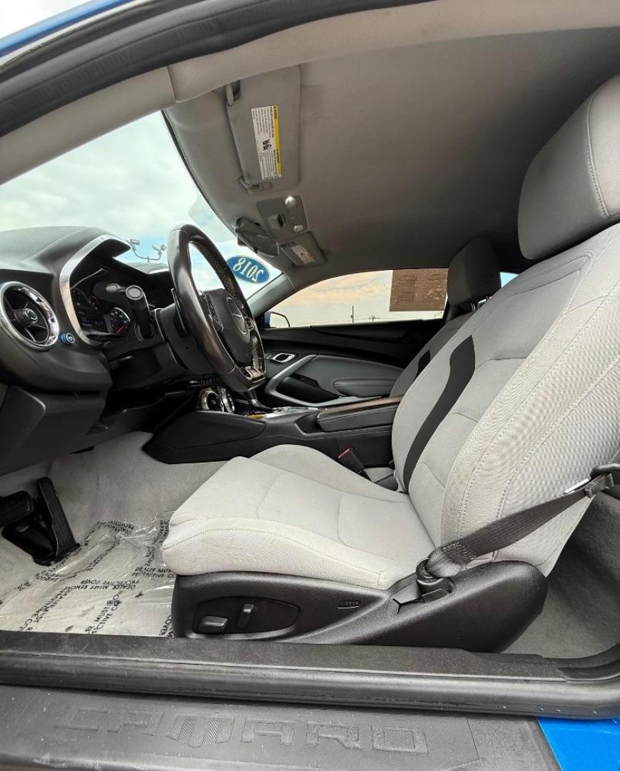 2018 Blue Chevrolet Camaro 1LT (1G1FB1RX6J0) , located at 2401 E Main St., Grand Prairie, TX, 75050, (972) 262-4440, 32.748981, -96.969643 - Photo#20