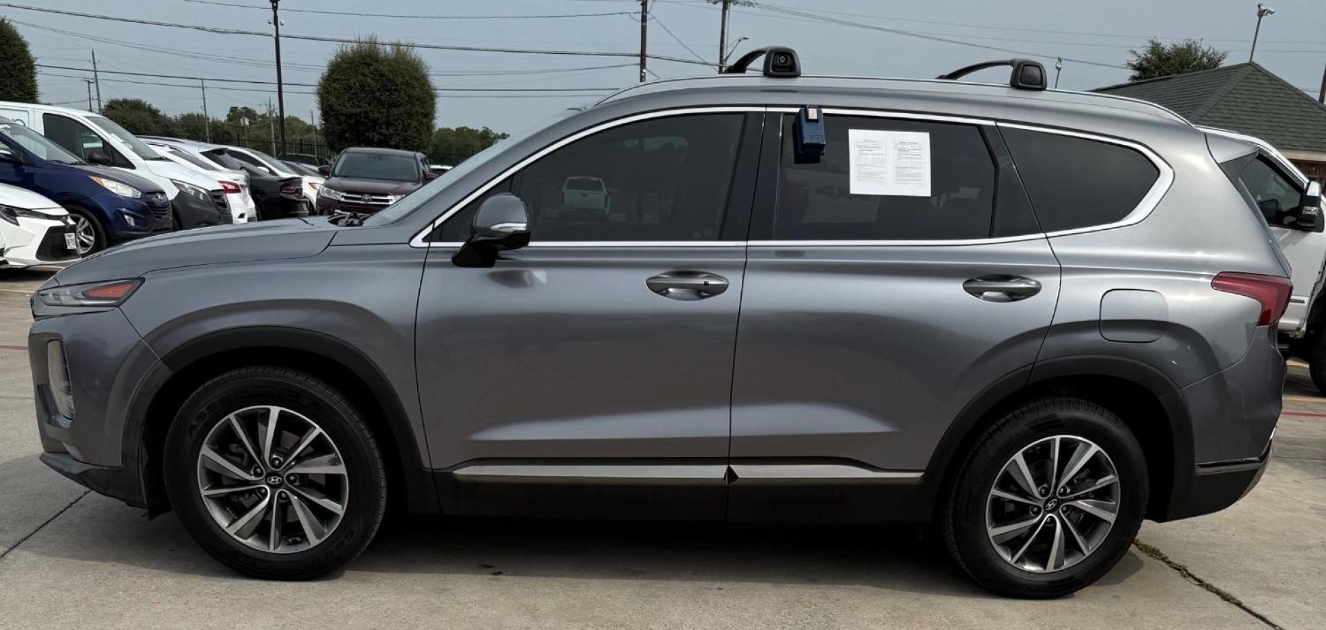 2020 Gray Hyundai Santa Fe Limited (5NMS53AD7LH) with an Theta II 2.4L I-4 gasoline direct injection engine, located at 2401 E Main St., Grand Prairie, TX, 75050, (972) 262-4440, 32.748981, -96.969643 - Photo#3