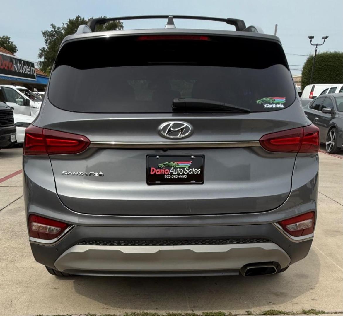 2020 Gray Hyundai Santa Fe Limited (5NMS53AD7LH) with an Theta II 2.4L I-4 gasoline direct injection engine, located at 2401 E Main St., Grand Prairie, TX, 75050, (972) 262-4440, 32.748981, -96.969643 - Photo#5
