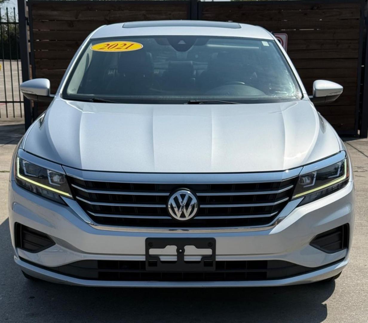 2021 Silver Volkswagen Passat 2.0T SE (1VWSA7A39MC) with an 2L I-4 gasoline direct injection engine, located at 2401 E Main St., Grand Prairie, TX, 75050, (972) 262-4440, 32.748981, -96.969643 - Photo#0