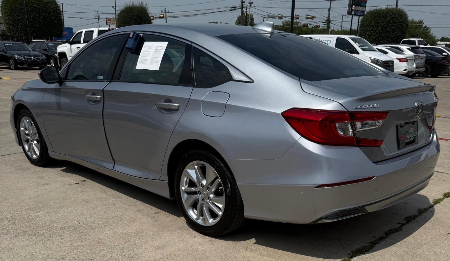 2018 Silver Honda Accord LX (1HGCV1F13JA) with an 1.5L I-4 gasoline direct injection engine, located at 2401 E Main St., Grand Prairie, TX, 75050, (972) 262-4440, 32.748981, -96.969643 - Photo#6