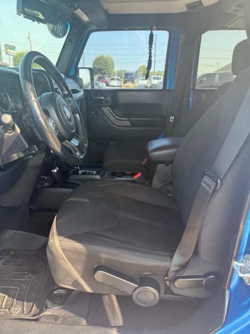 2016 Blue Jeep Wrangler Unlimited Sport (1C4BJWDG3GL) with an Pentastar 3.6L V-6 DOHC engine, located at 2401 E Main St., Grand Prairie, TX, 75050, (972) 262-4440, 32.748981, -96.969643 - Photo#14