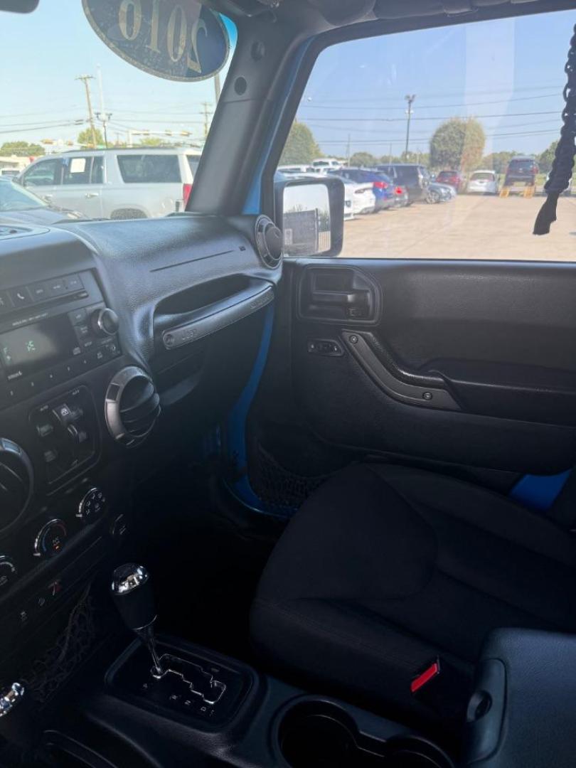 2016 Blue Jeep Wrangler Unlimited Sport (1C4BJWDG3GL) with an Pentastar 3.6L V-6 DOHC engine, located at 2401 E Main St., Grand Prairie, TX, 75050, (972) 262-4440, 32.748981, -96.969643 - Photo#20