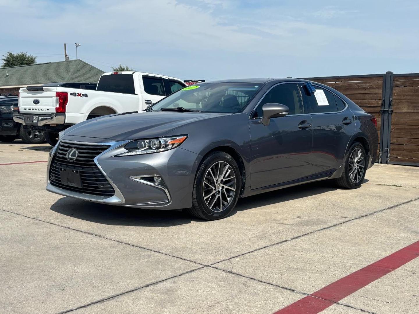 2017 Gray Lexus ES 350 Luxury (JTHBK1GG3H2) , located at 2401 E Main St., Grand Prairie, TX, 75050, (972) 262-4440, 32.748981, -96.969643 - Photo#2