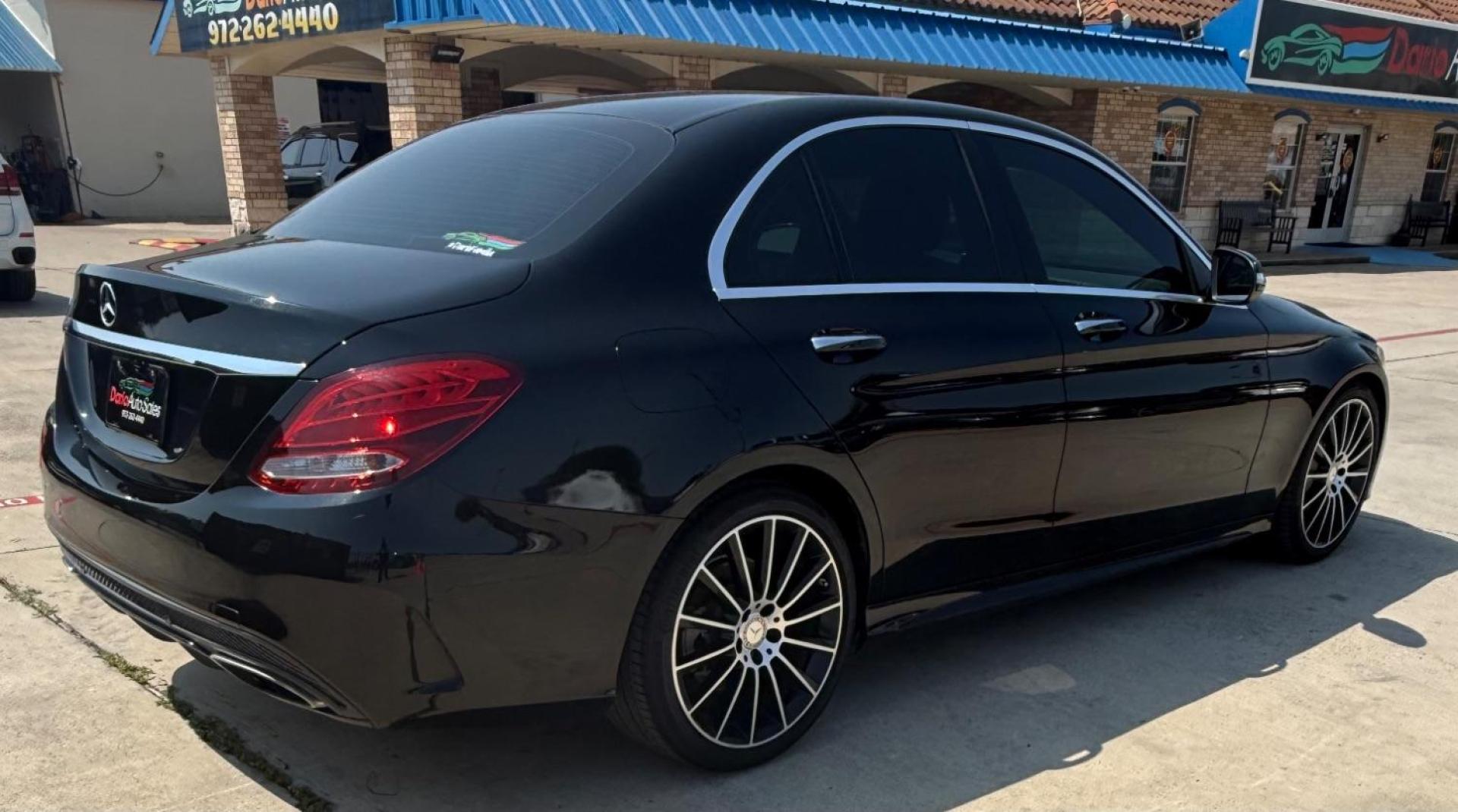 2015 Black Mercedes-Benz C 300 Sport | Luxury (55SWF4JB8FU) with an 2L I-4 gasoline direct injection engine, located at 2401 E Main St., Grand Prairie, TX, 75050, (972) 262-4440, 32.748981, -96.969643 - Photo#6