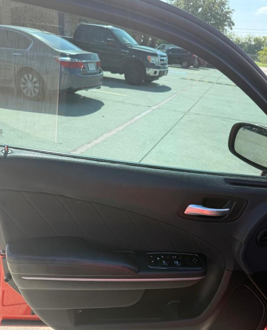 2019 Orange Dodge Charger Scat Pack RWD (2C3CDXGJ2KH) with an HEMI 6.4L V-8 premium unleaded engine, located at 2401 E Main St., Grand Prairie, TX, 75050, (972) 262-4440, 32.748981, -96.969643 - Photo#21