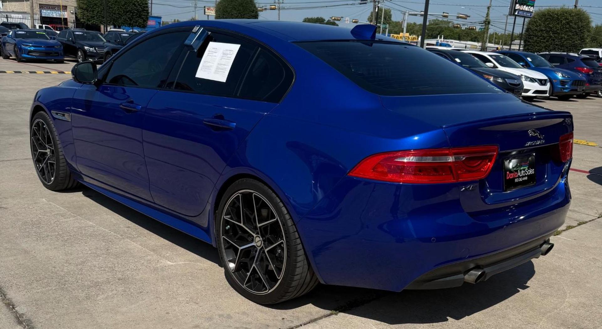 2017 Blue Jaguar XE 35t R-Sport (SAJAL4BV7HA) with an 3L V-6 gasoline direct injection engine, located at 2401 E Main St., Grand Prairie, TX, 75050, (972) 262-4440, 32.748981, -96.969643 - Photo#7