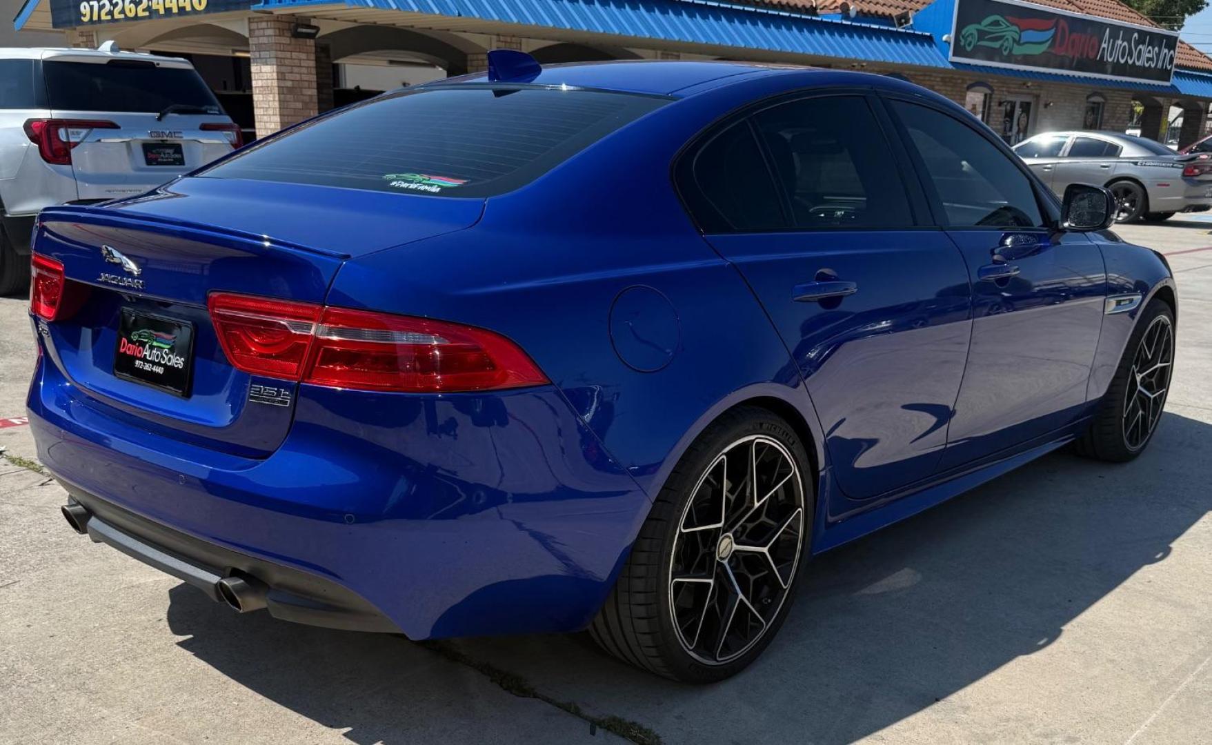 2017 Blue Jaguar XE 35t R-Sport (SAJAL4BV7HA) with an 3L V-6 gasoline direct injection engine, located at 2401 E Main St., Grand Prairie, TX, 75050, (972) 262-4440, 32.748981, -96.969643 - Photo#14