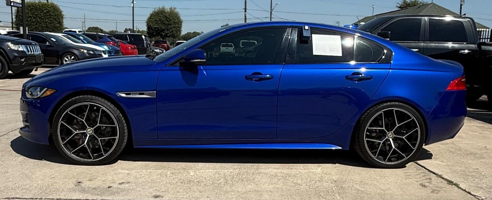 2017 Blue Jaguar XE 35t R-Sport (SAJAL4BV7HA) with an 3L V-6 gasoline direct injection engine, located at 2401 E Main St., Grand Prairie, TX, 75050, (972) 262-4440, 32.748981, -96.969643 - Photo#17