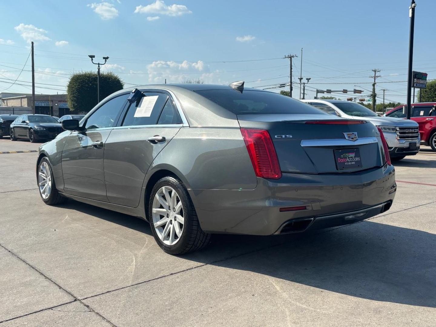 2016 Gray Cadillac CTS Standard (1G6AP5SX5G0) with an 2L I-4 gasoline direct injection engine, located at 2401 E Main St., Grand Prairie, TX, 75050, (972) 262-4440, 32.748981, -96.969643 - Photo#5