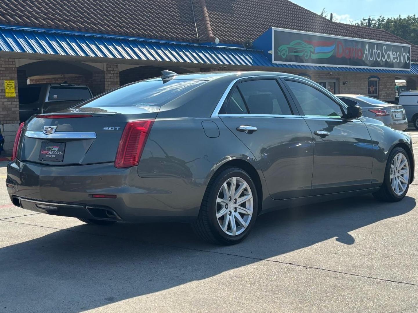 2016 Gray Cadillac CTS Standard (1G6AP5SX5G0) with an 2L I-4 gasoline direct injection engine, located at 2401 E Main St., Grand Prairie, TX, 75050, (972) 262-4440, 32.748981, -96.969643 - Photo#7