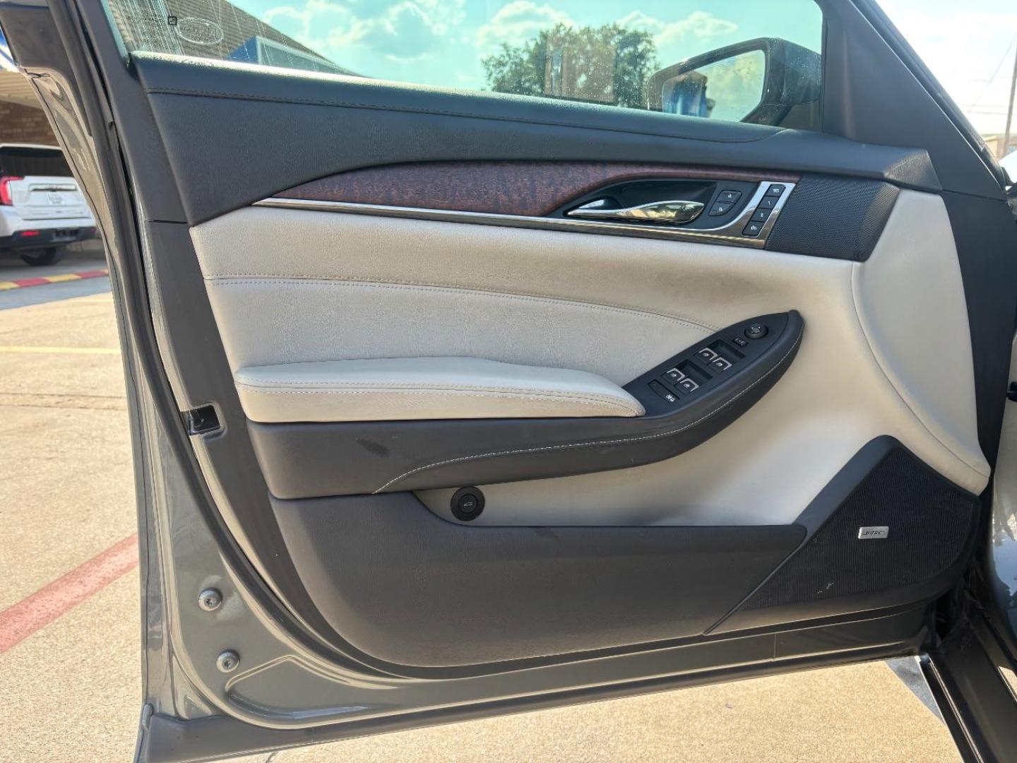2016 Gray Cadillac CTS Standard (1G6AP5SX5G0) with an 2L I-4 gasoline direct injection engine, located at 2401 E Main St., Grand Prairie, TX, 75050, (972) 262-4440, 32.748981, -96.969643 - Photo#12