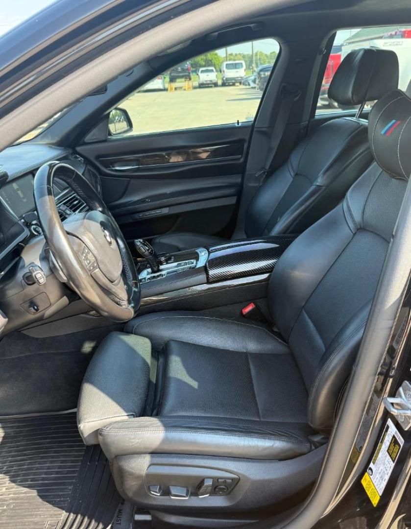 2015 Black BMW 750Li R (WBAYE8C56FD) , located at 2401 E Main St., Grand Prairie, TX, 75050, (972) 262-4440, 32.748981, -96.969643 - Photo#19