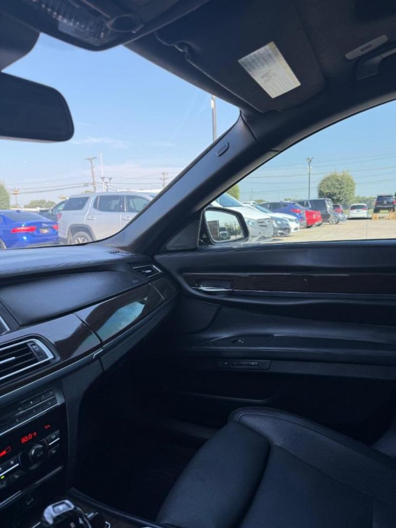 2015 Black BMW 750Li R (WBAYE8C56FD) , located at 2401 E Main St., Grand Prairie, TX, 75050, (972) 262-4440, 32.748981, -96.969643 - Photo#28