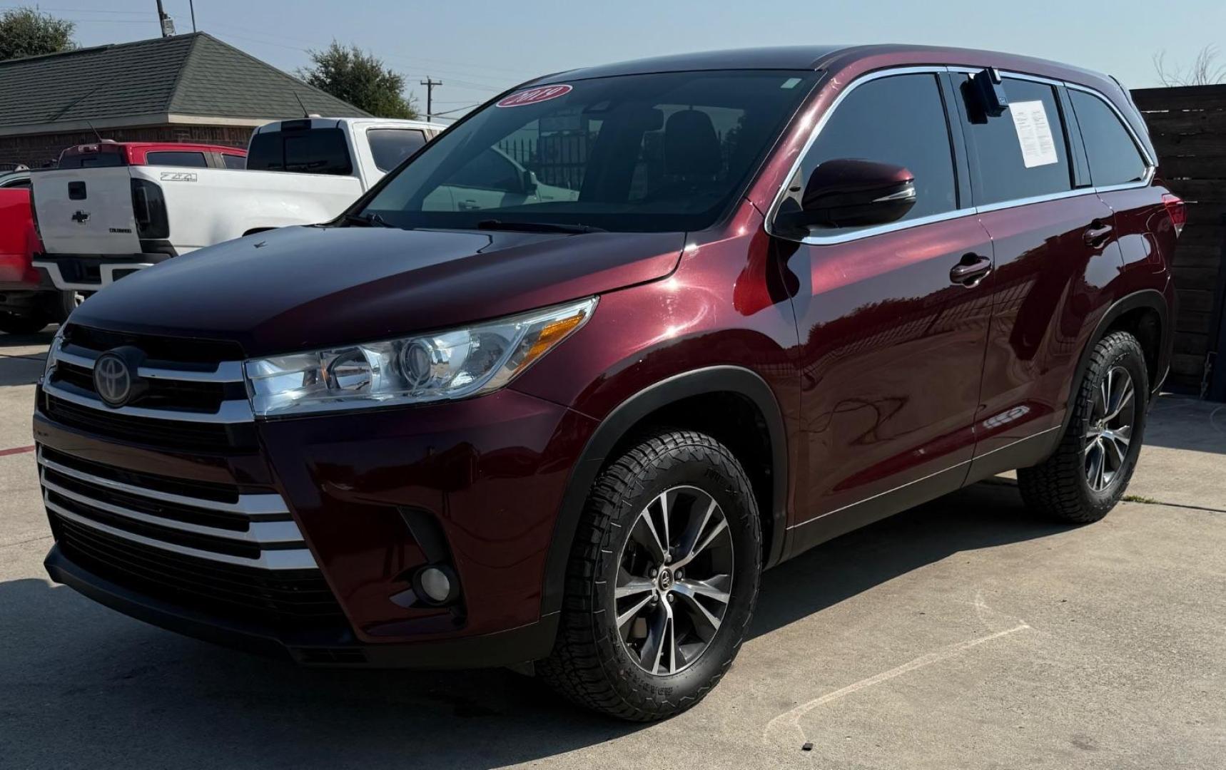 2019 Red Toyota Highlander (5TDZZRFHXKS) with an 3.5L V-6 port/direct injection engine, located at 2401 E Main St., Grand Prairie, TX, 75050, (972) 262-4440, 32.748981, -96.969643 - Photo#0