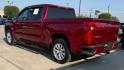 2021 Red Chevrolet Silverado 1500 2WD Crew Cab Short Bed Custom (3GCPWBEK1MG) with an 2.7L I-4 gasoline direct injection engine, located at 2401 E Main St., Grand Prairie, TX, 75050, (972) 262-4440, 32.748981, -96.969643 - Photo#3