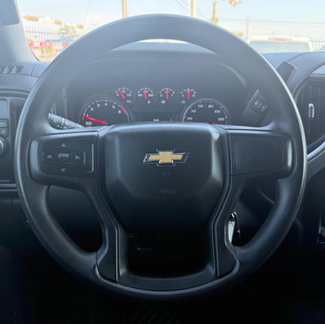 2021 Red Chevrolet Silverado 1500 2WD Crew Cab Short Bed Custom (3GCPWBEK1MG) with an 2.7L I-4 gasoline direct injection engine, located at 2401 E Main St., Grand Prairie, TX, 75050, (972) 262-4440, 32.748981, -96.969643 - Photo#16