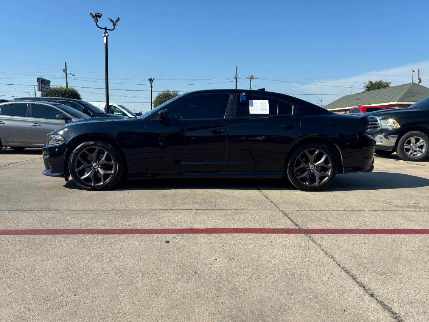 2019 Black Dodge Charger GT RWD (2C3CDXHG6KH) with an Pentastar 3.6L V-6 DOHC engine, located at 2401 E Main St., Grand Prairie, TX, 75050, (972) 262-4440, 32.748981, -96.969643 - Photo#5