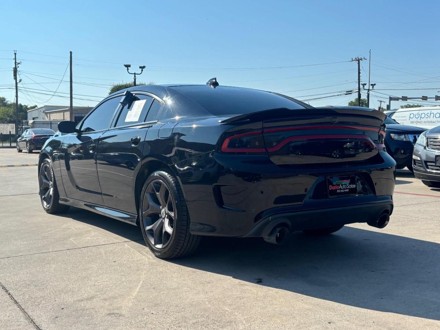 2019 Black Dodge Charger GT RWD (2C3CDXHG6KH) with an Pentastar 3.6L V-6 DOHC engine, located at 2401 E Main St., Grand Prairie, TX, 75050, (972) 262-4440, 32.748981, -96.969643 - Photo#6