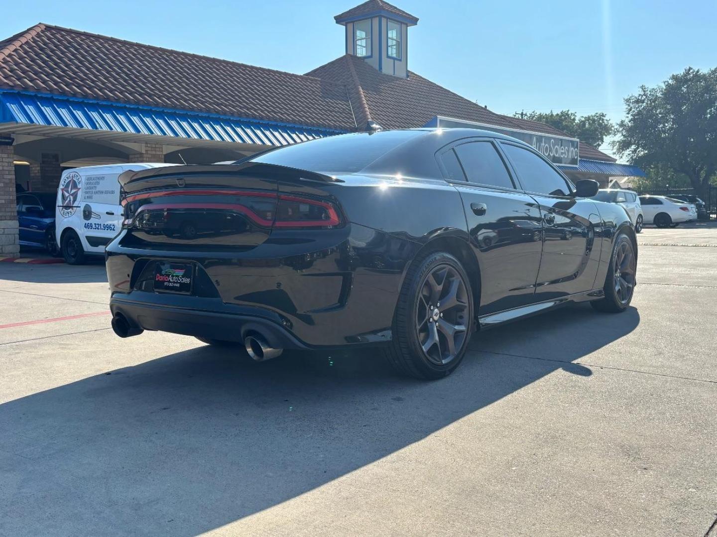 2019 Black Dodge Charger GT RWD (2C3CDXHG6KH) with an Pentastar 3.6L V-6 DOHC engine, located at 2401 E Main St., Grand Prairie, TX, 75050, (972) 262-4440, 32.748981, -96.969643 - Photo#8