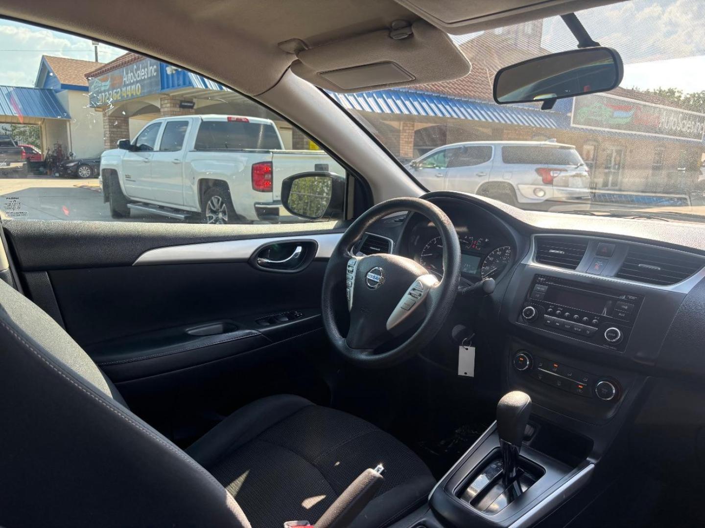 2017 Gray Nissan Sentra (3N1AB7AP9HY) with an 1.8L I-4 DOHC engine, located at 2401 E Main St., Grand Prairie, TX, 75050, (972) 262-4440, 32.748981, -96.969643 - Photo#7