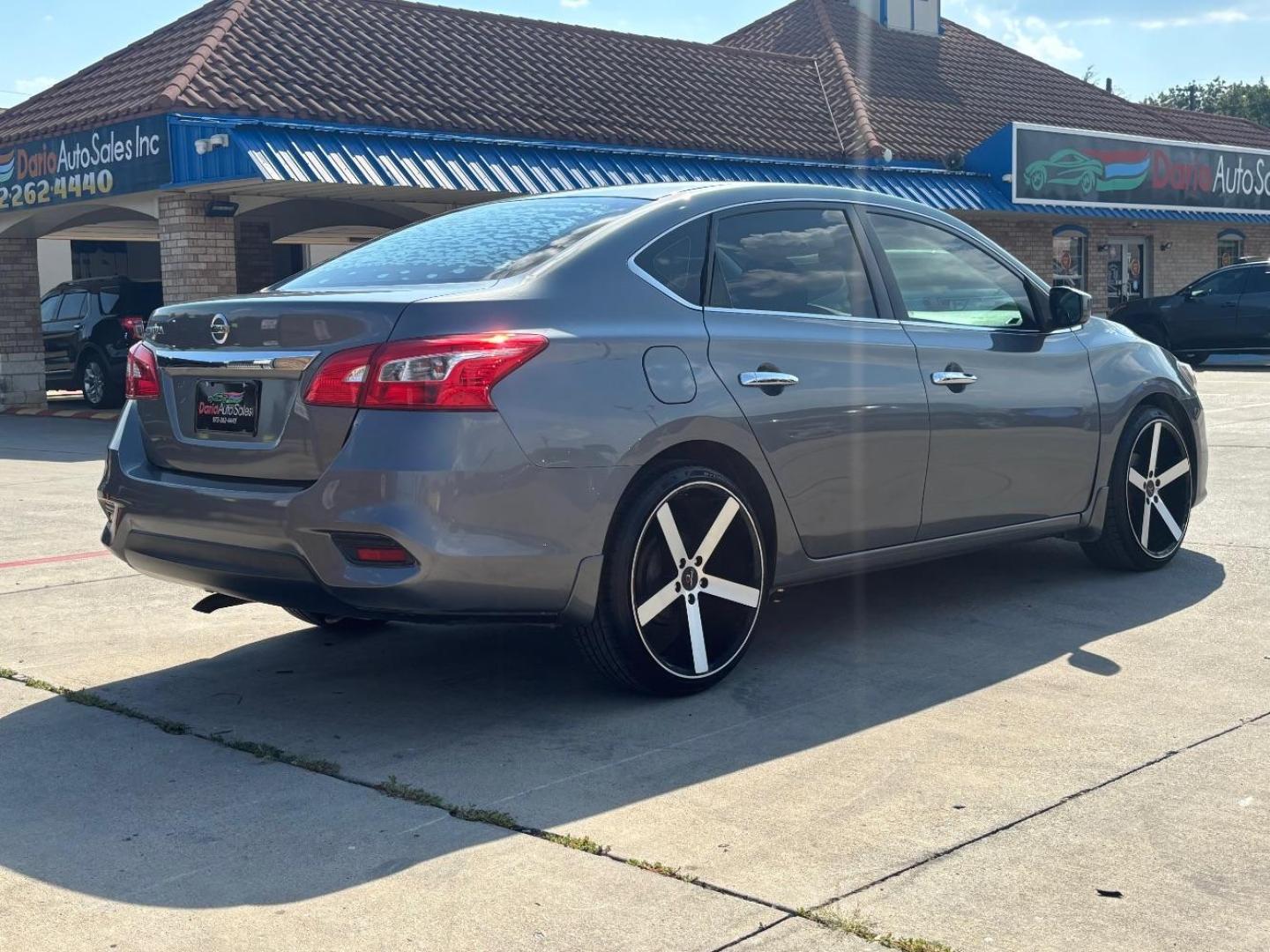 2017 Gray Nissan Sentra (3N1AB7AP9HY) with an 1.8L I-4 DOHC engine, located at 2401 E Main St., Grand Prairie, TX, 75050, (972) 262-4440, 32.748981, -96.969643 - Photo#13