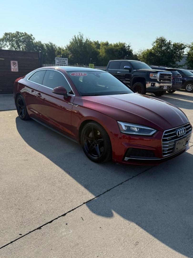 2018 Red Audi A5 2.0T Premium (WAUTNAF56JA) with an 2L I-4 gasoline direct injection engine, located at 2401 E Main St., Grand Prairie, TX, 75050, (972) 262-4440, 32.748981, -96.969643 - Photo#17