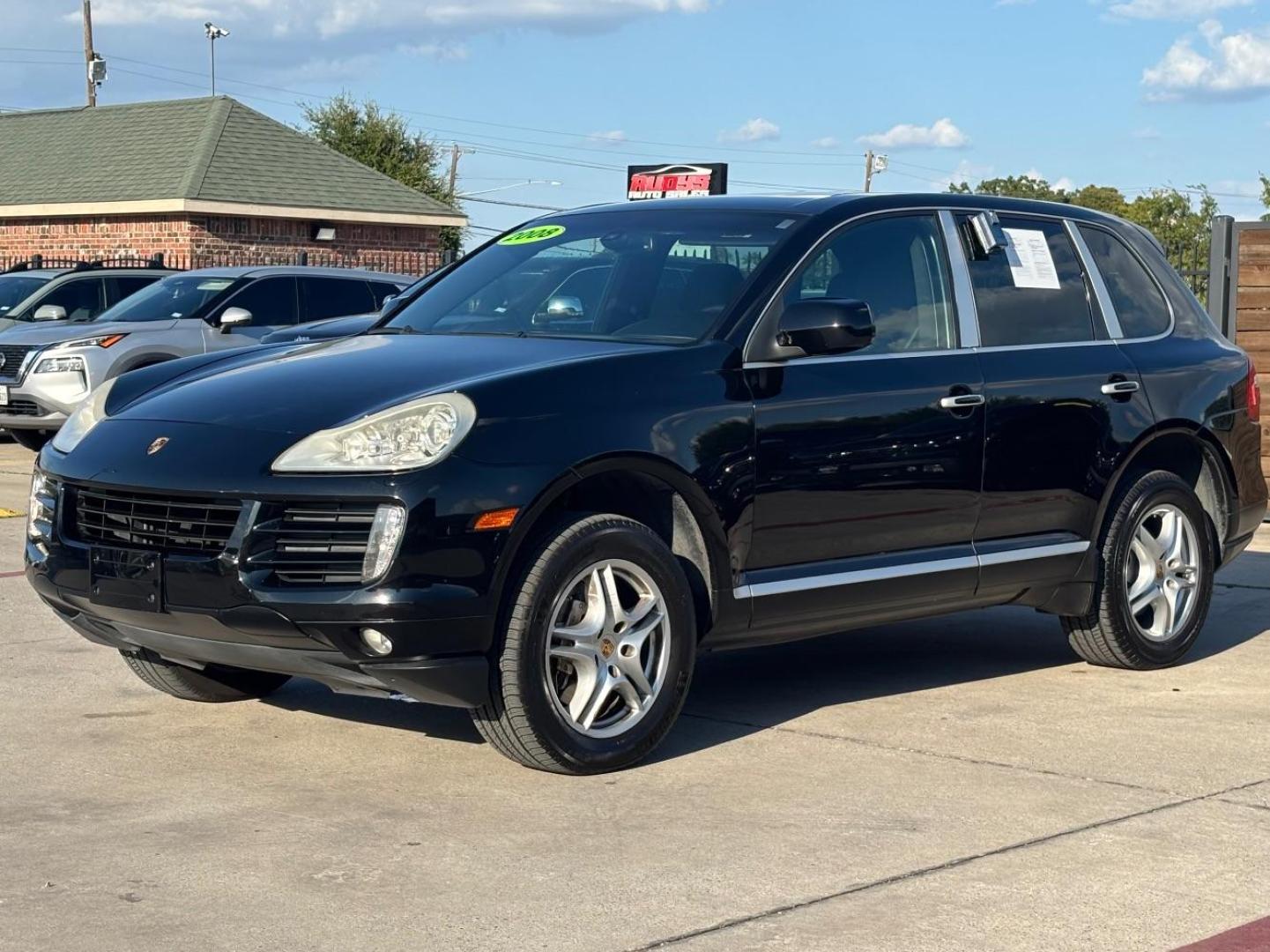 2008 Black Porsche Cayenne S (WP1AB29P68L) with an 4.8L V-8 gasoline direct injection engine, located at 2401 E Main St., Grand Prairie, TX, 75050, (972) 262-4440, 32.748981, -96.969643 - Photo#2