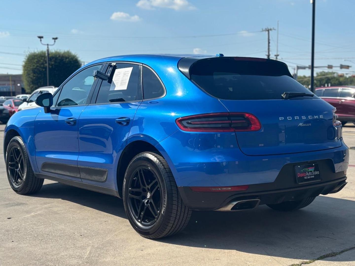 2018 Blue Porsche Macan M (WP1AA2A54JL) , located at 2401 E Main St., Grand Prairie, TX, 75050, (972) 262-4440, 32.748981, -96.969643 - Photo#5