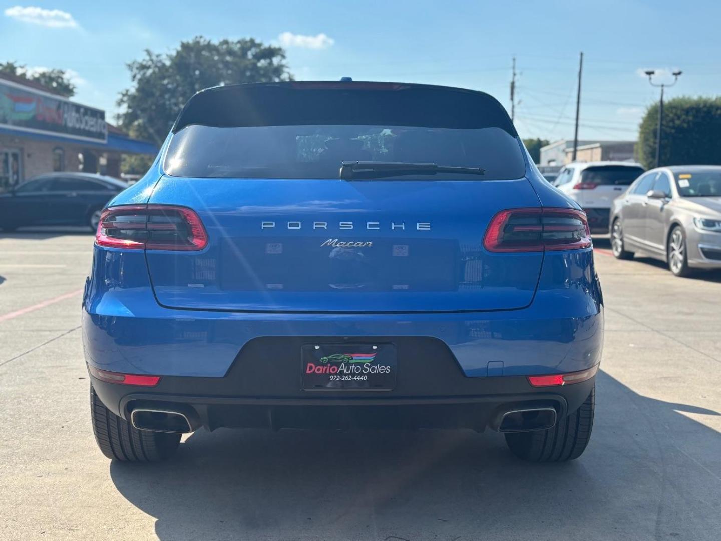 2018 Blue Porsche Macan M (WP1AA2A54JL) , located at 2401 E Main St., Grand Prairie, TX, 75050, (972) 262-4440, 32.748981, -96.969643 - Photo#6