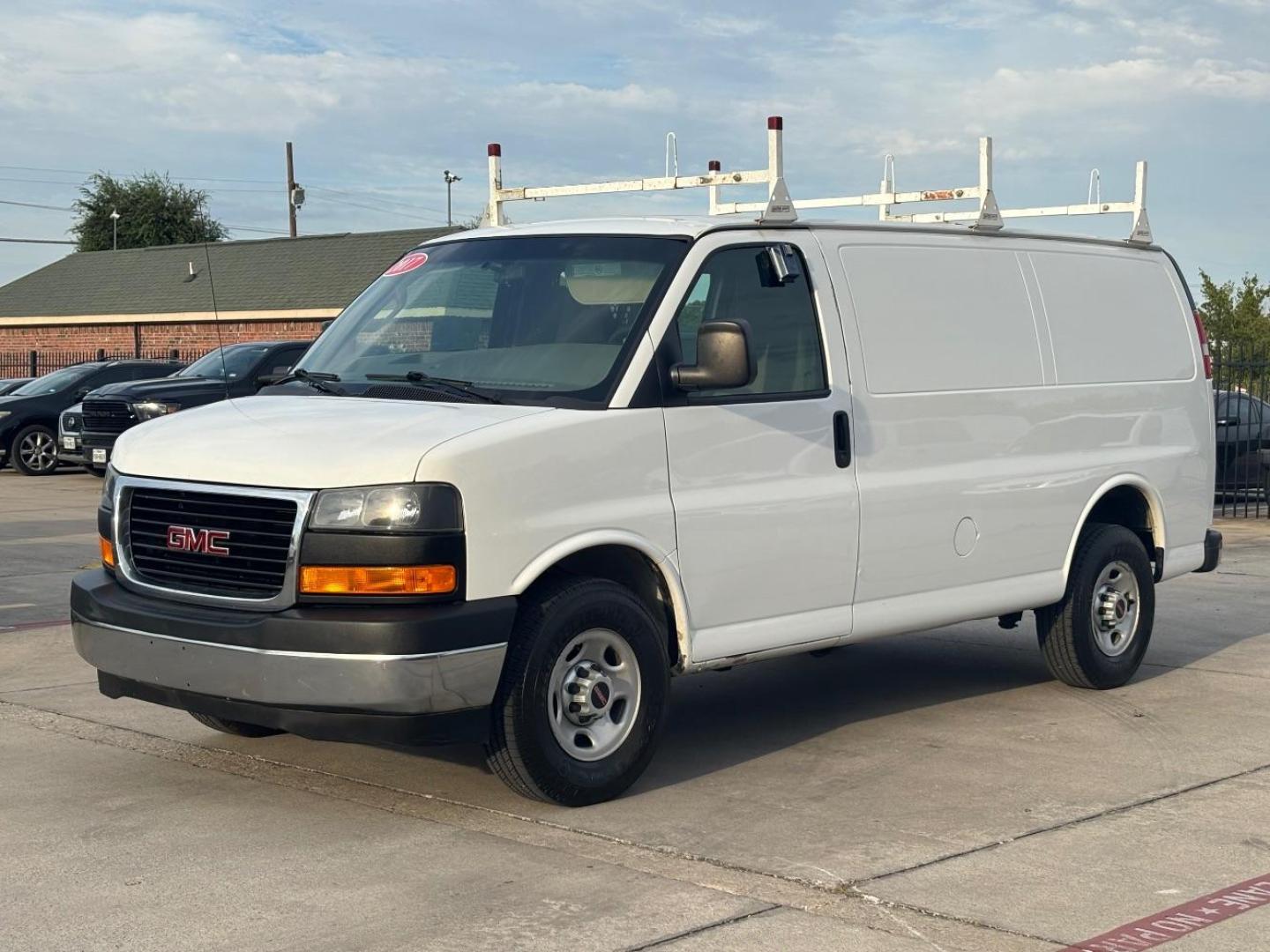 2017 White GMC Savana 2500 Work Van (1GTW7AFF3H1) , located at 2401 E Main St., Grand Prairie, TX, 75050, (972) 262-4440, 32.748981, -96.969643 - Photo#2
