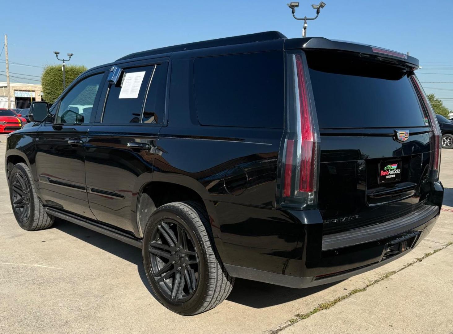 2015 Black Cadillac Escalade Platinum (1GYS4PKJ4FR) with an EcoTec3 6.2L V-8 gasoline direct injection engine, located at 2401 E Main St., Grand Prairie, TX, 75050, (972) 262-4440, 32.748981, -96.969643 - Photo#6