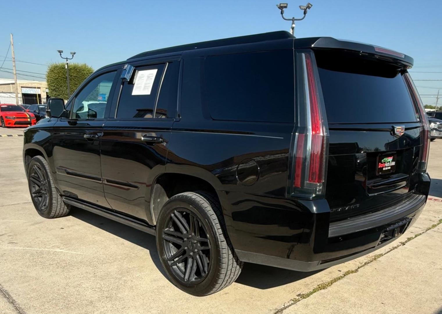 2015 Black Cadillac Escalade Platinum (1GYS4PKJ4FR) with an EcoTec3 6.2L V-8 gasoline direct injection engine, located at 2401 E Main St., Grand Prairie, TX, 75050, (972) 262-4440, 32.748981, -96.969643 - Photo#7
