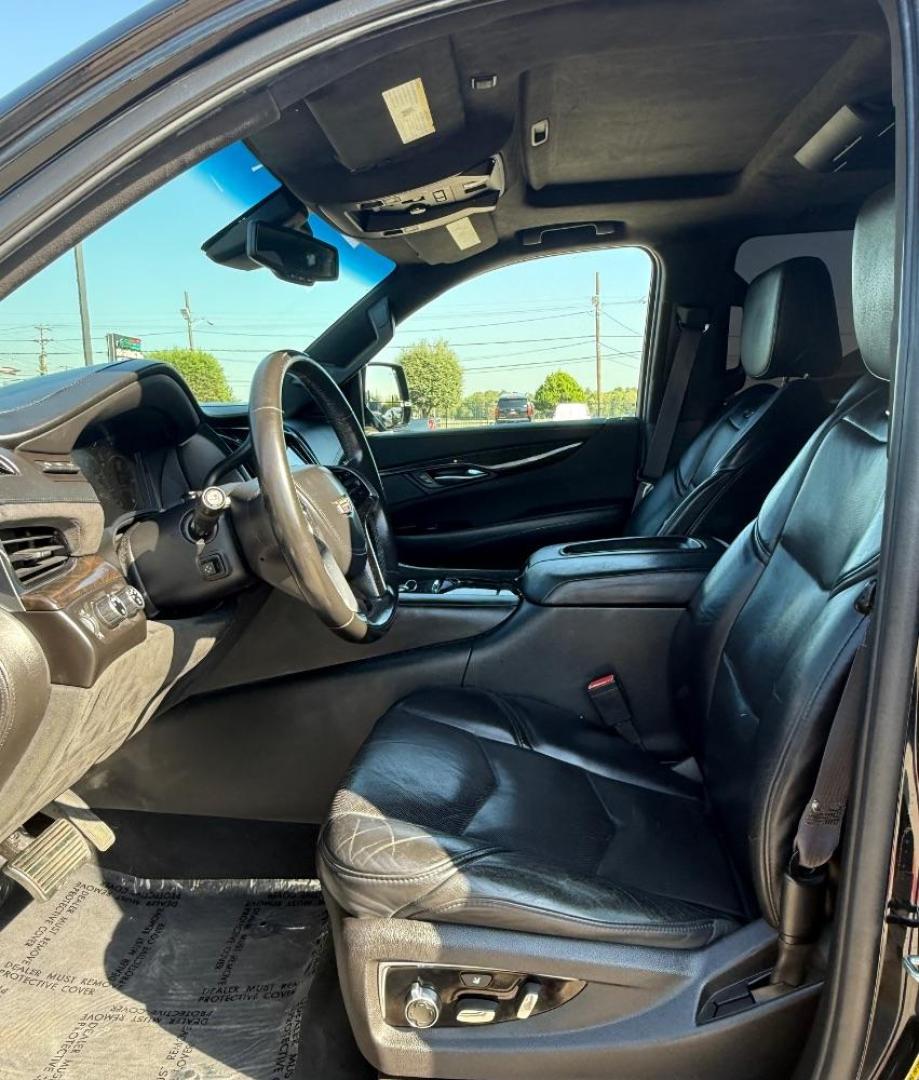 2015 Black Cadillac Escalade Platinum (1GYS4PKJ4FR) with an EcoTec3 6.2L V-8 gasoline direct injection engine, located at 2401 E Main St., Grand Prairie, TX, 75050, (972) 262-4440, 32.748981, -96.969643 - Photo#16