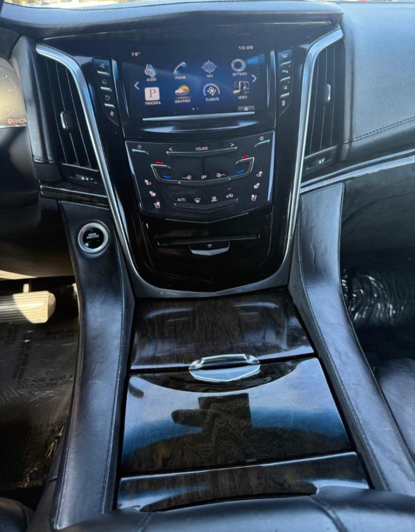 2015 Black Cadillac Escalade Platinum (1GYS4PKJ4FR) with an EcoTec3 6.2L V-8 gasoline direct injection engine, located at 2401 E Main St., Grand Prairie, TX, 75050, (972) 262-4440, 32.748981, -96.969643 - Photo#22