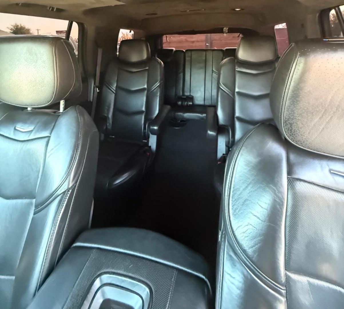 2015 Black Cadillac Escalade Platinum (1GYS4PKJ4FR) with an EcoTec3 6.2L V-8 gasoline direct injection engine, located at 2401 E Main St., Grand Prairie, TX, 75050, (972) 262-4440, 32.748981, -96.969643 - Photo#27
