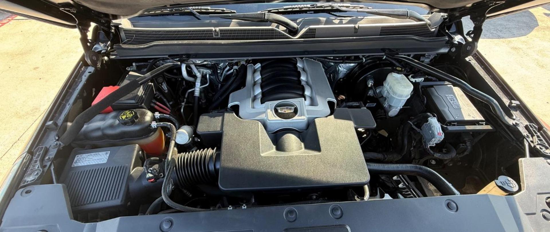 2015 Black Cadillac Escalade Platinum (1GYS4PKJ4FR) with an EcoTec3 6.2L V-8 gasoline direct injection engine, located at 2401 E Main St., Grand Prairie, TX, 75050, (972) 262-4440, 32.748981, -96.969643 - Photo#39