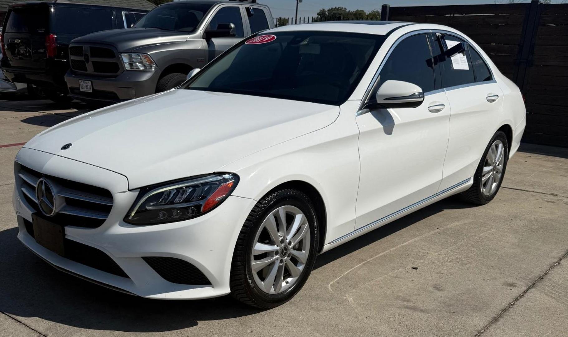 2019 White Mercedes-Benz C 300 s (55SWF8DB5KU) , located at 2401 E Main St., Grand Prairie, TX, 75050, (972) 262-4440, 32.748981, -96.969643 - Photo#4