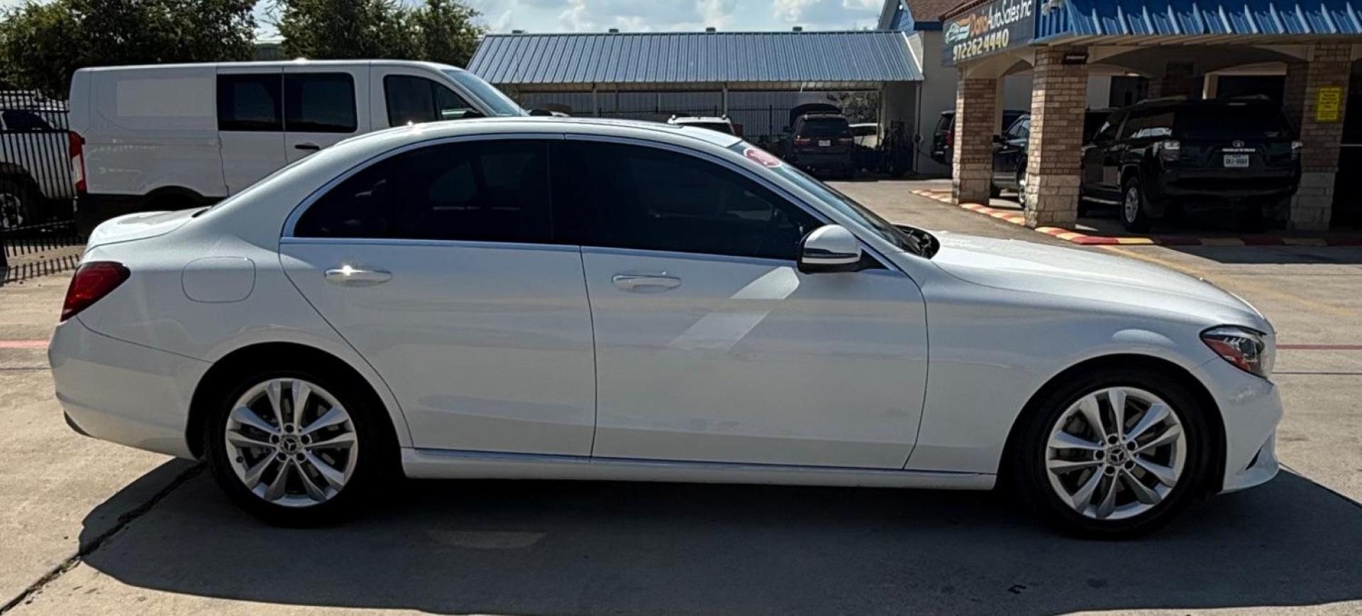 2019 White Mercedes-Benz C 300 s (55SWF8DB5KU) , located at 2401 E Main St., Grand Prairie, TX, 75050, (972) 262-4440, 32.748981, -96.969643 - Photo#18