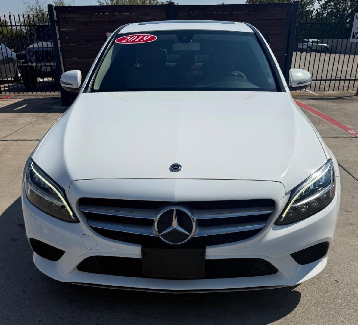 2019 White Mercedes-Benz C 300 (55SWF8DB5KU) , located at 2401 E Main St., Grand Prairie, TX, 75050, (972) 262-4440, 32.748981, -96.969643 - Photo#1