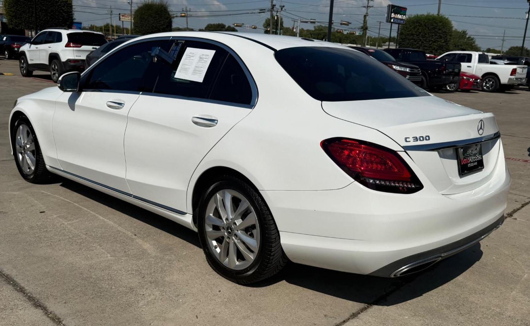 2019 White Mercedes-Benz C 300 (55SWF8DB5KU) , located at 2401 E Main St., Grand Prairie, TX, 75050, (972) 262-4440, 32.748981, -96.969643 - Photo#3