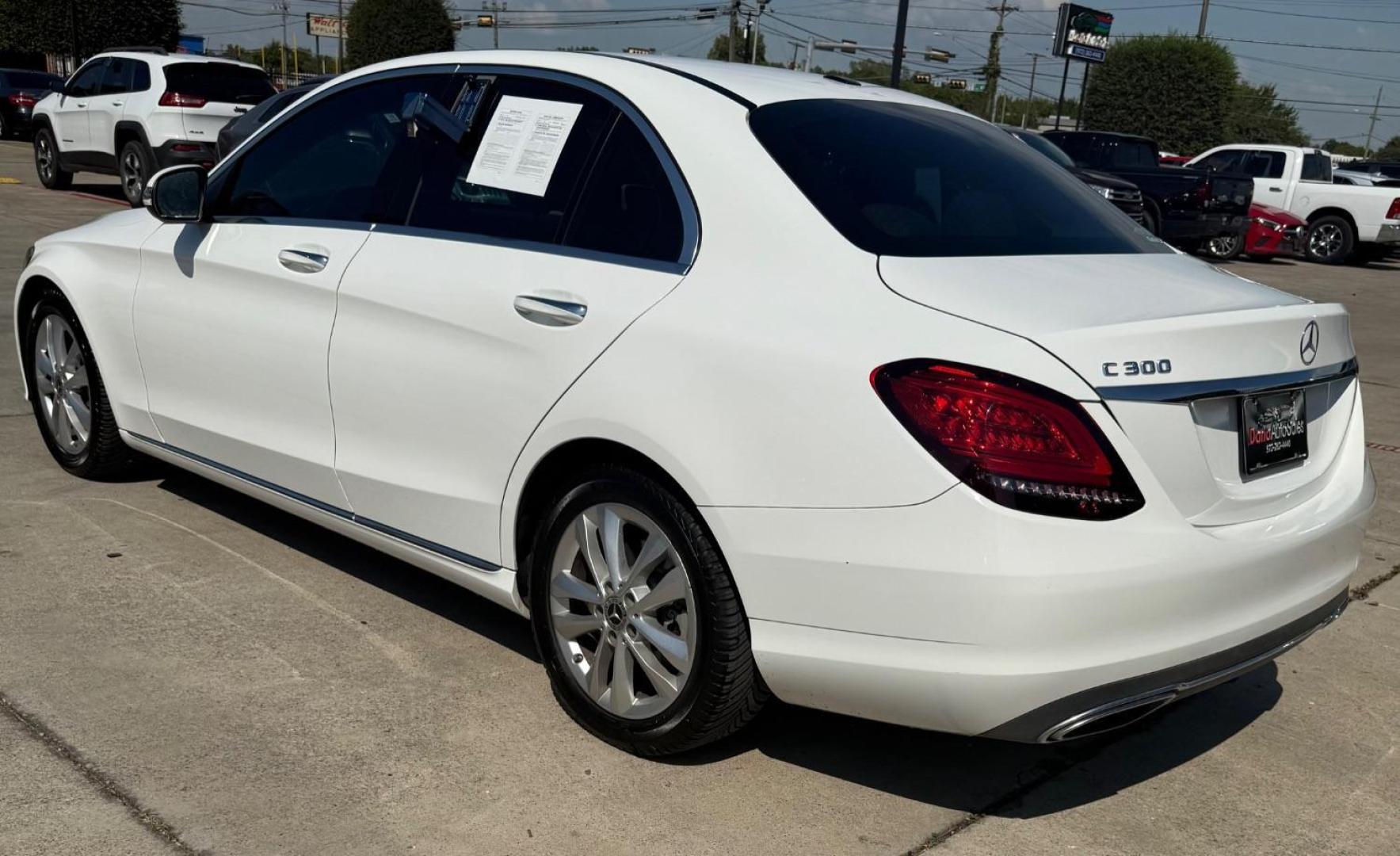 2019 White Mercedes-Benz C 300 (55SWF8DB5KU) , located at 2401 E Main St., Grand Prairie, TX, 75050, (972) 262-4440, 32.748981, -96.969643 - Photo#4