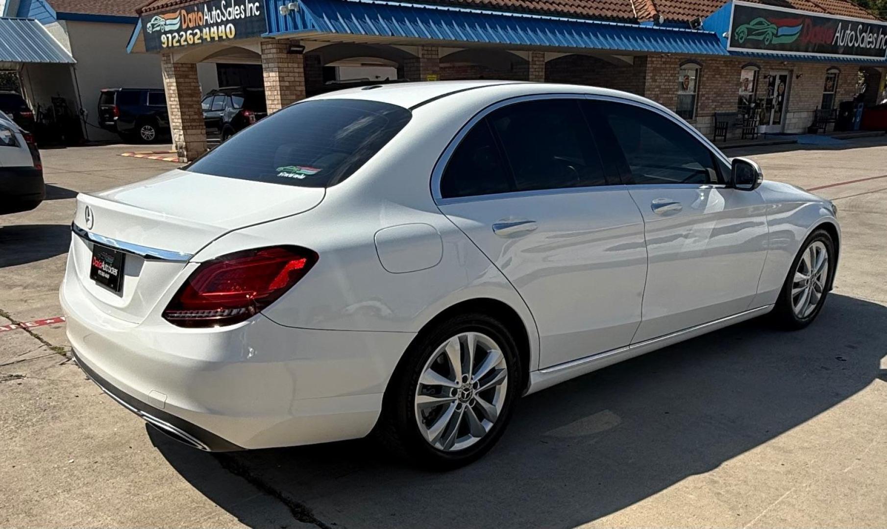 2019 White Mercedes-Benz C 300 (55SWF8DB5KU) , located at 2401 E Main St., Grand Prairie, TX, 75050, (972) 262-4440, 32.748981, -96.969643 - Photo#7