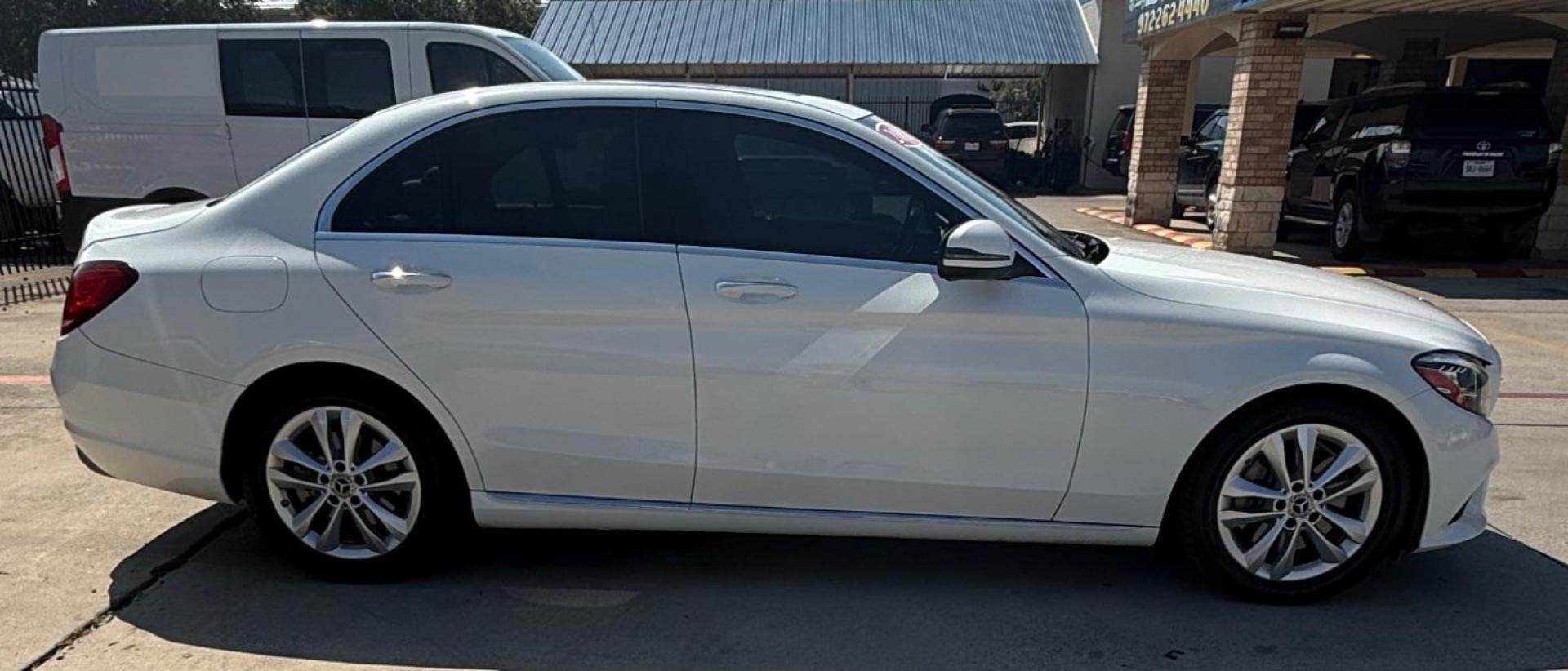 2019 White Mercedes-Benz C 300 (55SWF8DB5KU) , located at 2401 E Main St., Grand Prairie, TX, 75050, (972) 262-4440, 32.748981, -96.969643 - Photo#13