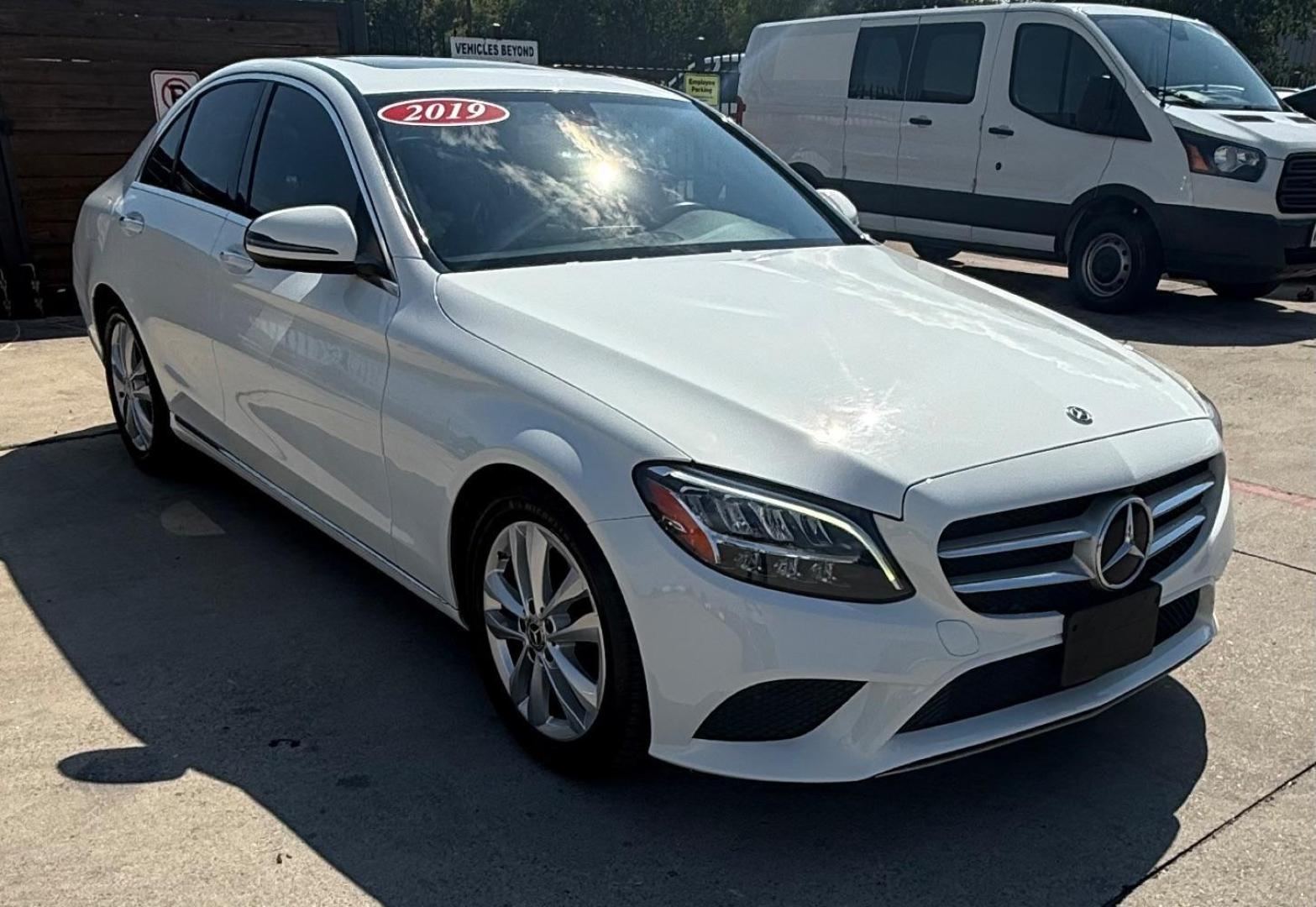 2019 White Mercedes-Benz C 300 (55SWF8DB5KU) , located at 2401 E Main St., Grand Prairie, TX, 75050, (972) 262-4440, 32.748981, -96.969643 - Photo#15