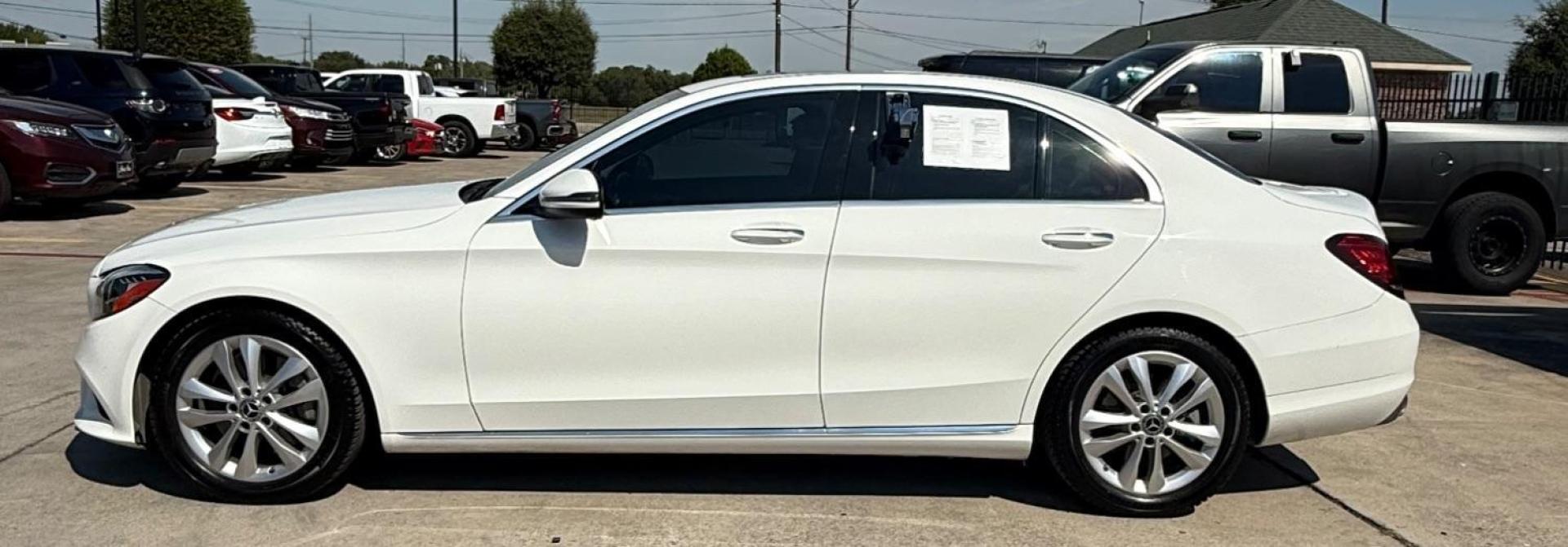 2019 White Mercedes-Benz C 300 (55SWF8DB5KU) , located at 2401 E Main St., Grand Prairie, TX, 75050, (972) 262-4440, 32.748981, -96.969643 - Photo#45