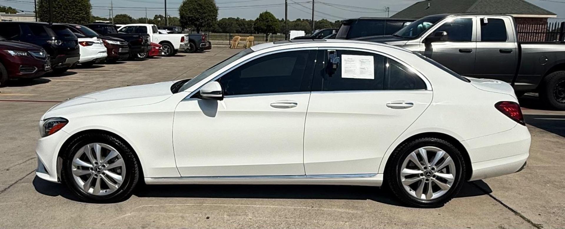 2019 White Mercedes-Benz C 300 (55SWF8DB5KU) , located at 2401 E Main St., Grand Prairie, TX, 75050, (972) 262-4440, 32.748981, -96.969643 - Photo#47